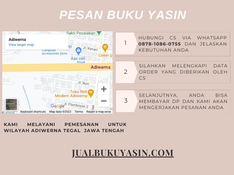Percetakan Buku Yasin Adiwerna Tegal, Tempat Cetak Buku Yasin Adiwerna Tegal, Tempat Bikin Buku Yasin di Adiwerna Tegal