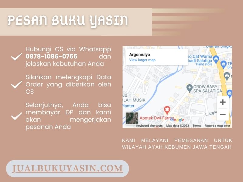 Percetakan Buku Yasin Ayah Kebumen, Tempat Cetak Buku Yasin Ayah Kebumen, Tempat Bikin Buku Yasin di Ayah Kebumen
