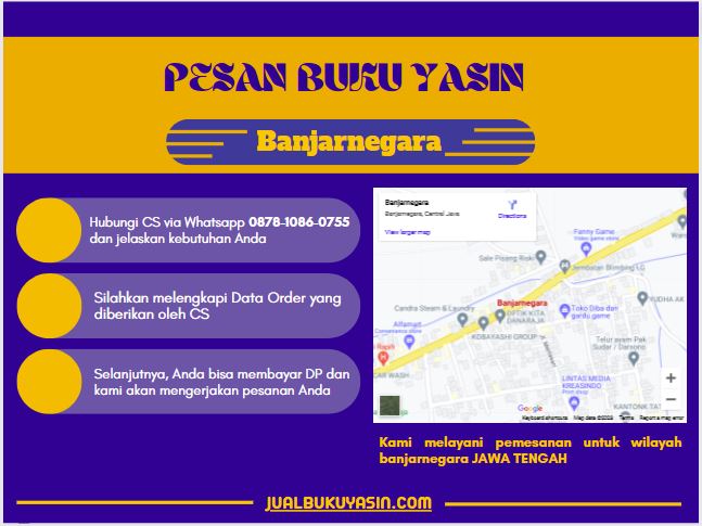 Percetakan Buku Yasin Banjarnegara, Tempat Cetak Buku Yasin Banjarnegara, Tempat Bikin Buku Yasin di Banjarnegara