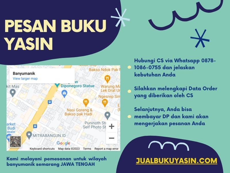 Percetakan Buku Yasin Banyumanik Semarang, Tempat Cetak Buku Yasin Banyumanik Semarang, Tempat Bikin Buku Yasin di Banyumanik Semarang