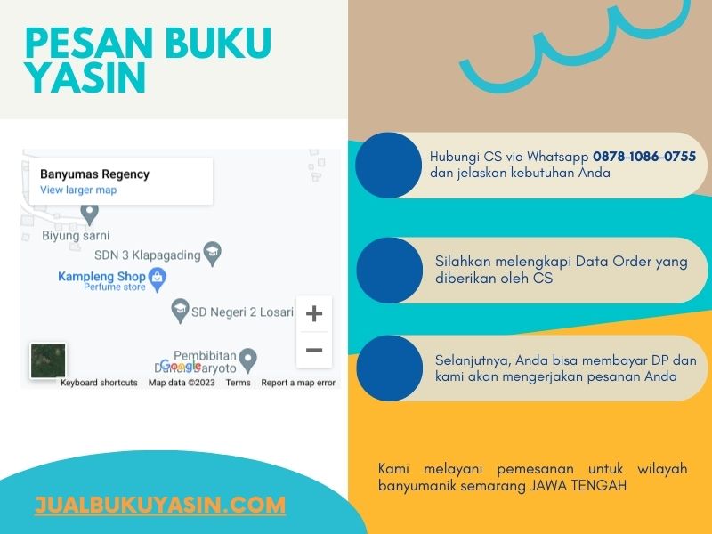 Percetakan Buku Yasin Banyumas, Tempat Cetak Buku Yasin Banyumas, Tempat Bikin Buku Yasin di Banyumas
