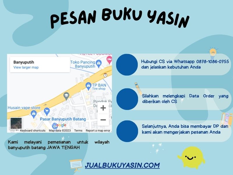 Percetakan Buku Yasin Banyuputih Batang, Tempat Cetak Buku Yasin Banyuputih Batang, Tempat Bikin Buku Yasin di Banyuputih Batang