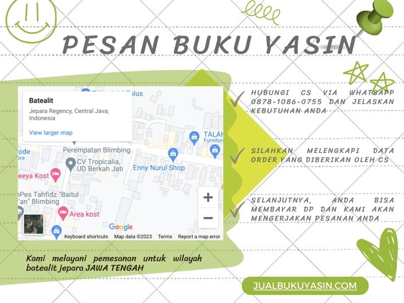 Percetakan Buku Yasin Batealit Jepara, Tempat Cetak Buku Yasin Batealit Jepara, Tempat Bikin Buku Yasin di Batealit Jepara