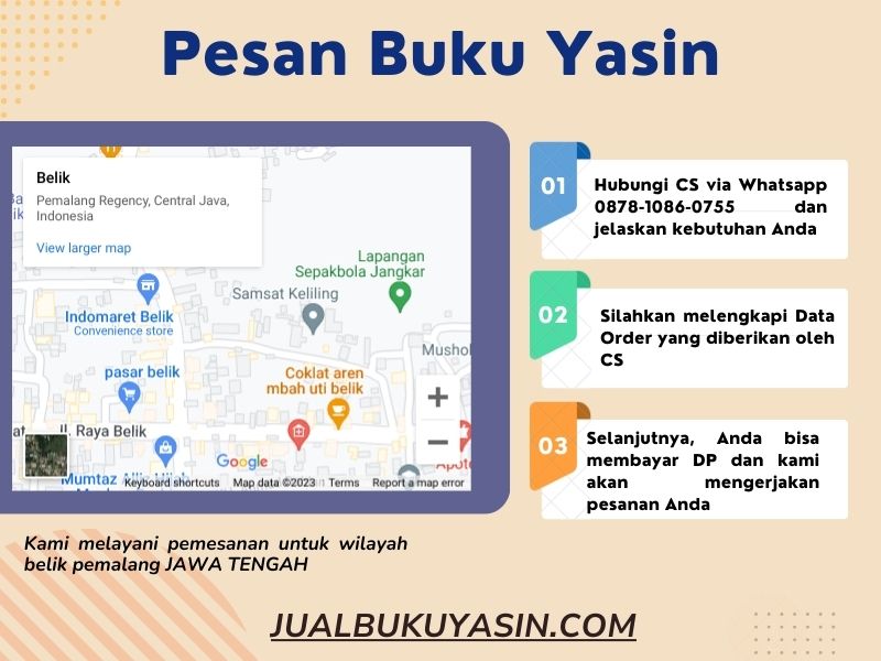 Percetakan Buku Yasin Belik Pemalang, Tempat Cetak Buku Yasin Belik Pemalang, Tempat Bikin Buku Yasin di Belik Pemalang
