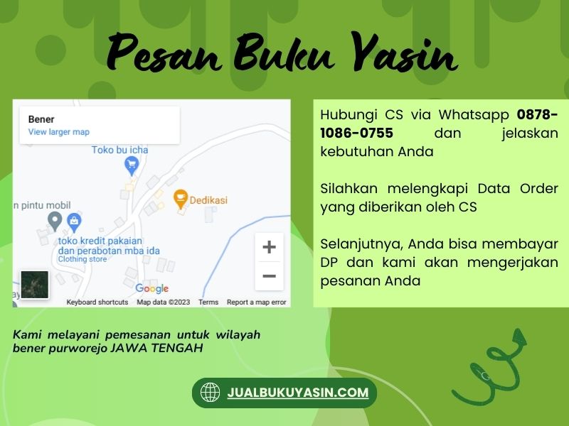Percetakan Buku Yasin Bener Purworejo, Tempat Cetak Buku Yasin Bener Purworejo, Tempat Bikin Buku Yasin di Bener Purworejo