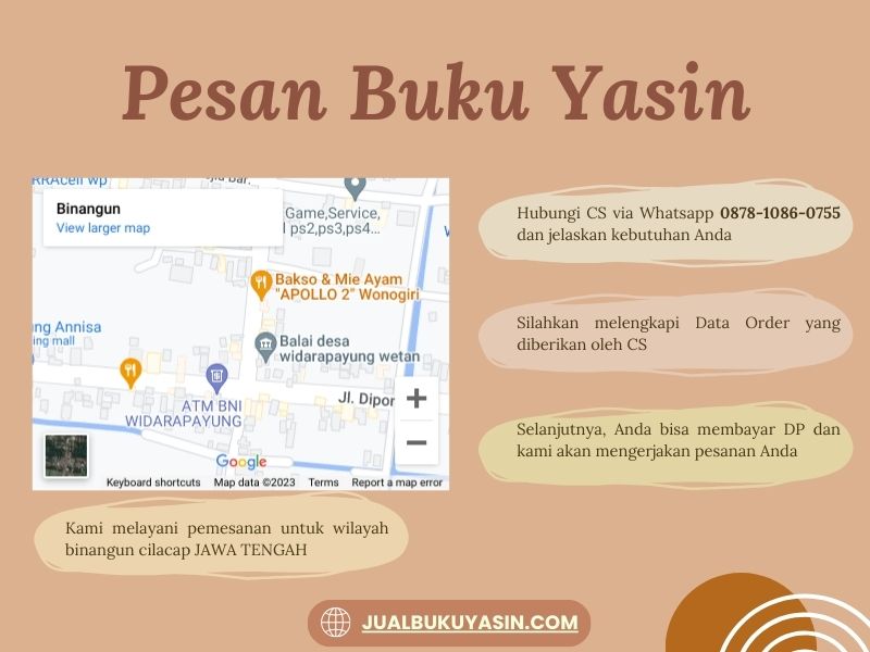 Percetakan Buku Yasin Binangun Cilacap, Tempat Cetak Buku Yasin Binangun Cilacap, Tempat Bikin Buku Yasin di Binangun Cilacap