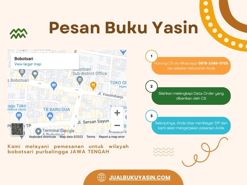 Percetakan Buku Yasin Bobotsari Purbalingga, Tempat Cetak Buku Yasin Bobotsari Purbalingga, Tempat Bikin Buku Yasin di Bobotsari Purbalingga