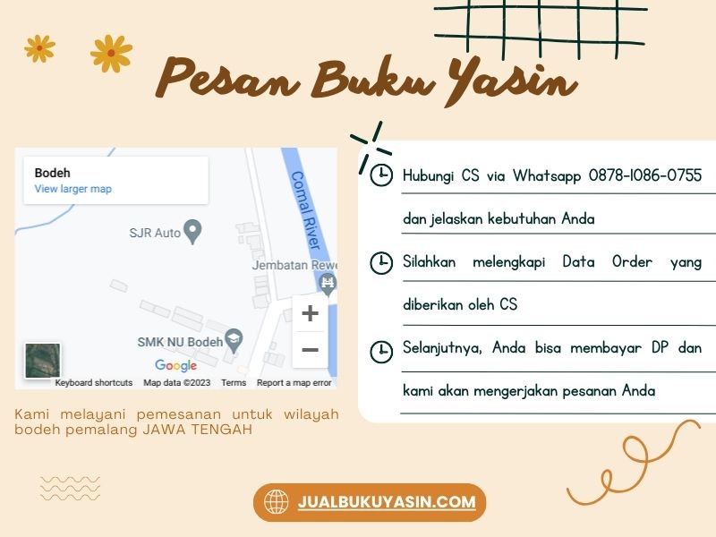 Percetakan Buku Yasin Bodeh Pemalang, Tempat Cetak Buku Yasin Bodeh Pemalang, Tempat Bikin Buku Yasin di Bodeh Pemalang