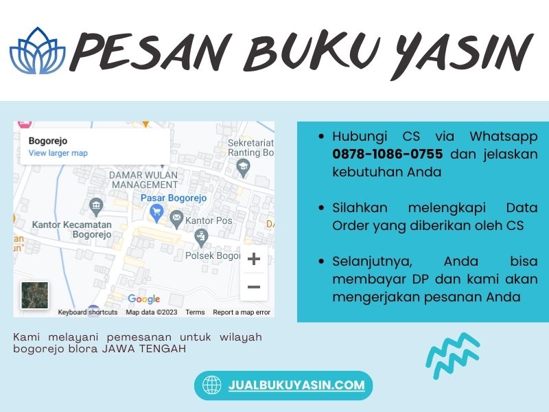 Percetakan Buku Yasin Bogorejo Blora, Tempat Cetak Buku Yasin Bogorejo Blora, Tempat Bikin Buku Yasin di Bogorejo Blora