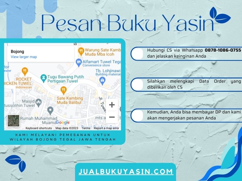 Percetakan Buku Yasin Bojong Tegal, Tempat Cetak Buku Yasin Bojong Tegal, Tempat Bikin Buku Yasin di Bojong Tegal