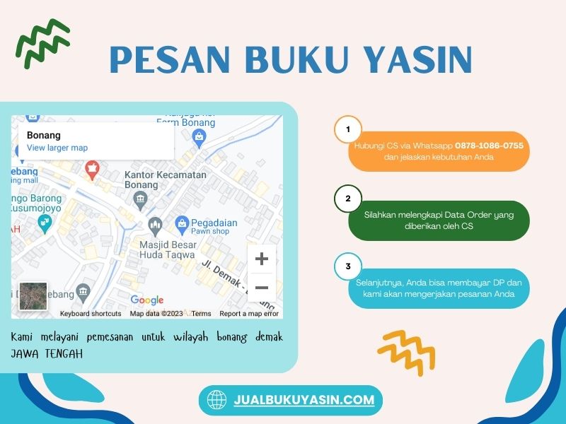 Percetakan Buku Yasin Bonang Demak, Tempat Cetak Buku Yasin Bonang Demak, Tempat Bikin Buku Yasin di Bonang Demak