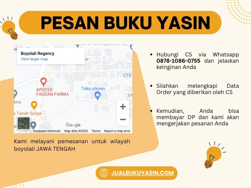 Percetakan Buku Yasin Boyolali, Tempat Cetak Buku Yasin Boyolali, Tempat Bikin Buku Yasin di Boyolali