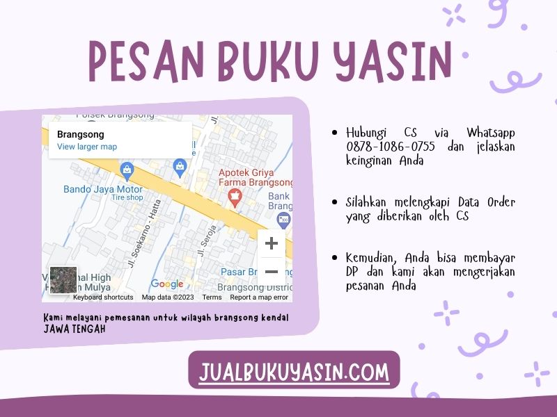 Percetakan Buku Yasin Brangsong Kendal, Tempat Cetak Buku Yasin Brangsong Kendal, Tempat Bikin Buku Yasin di Brangsong Kendal