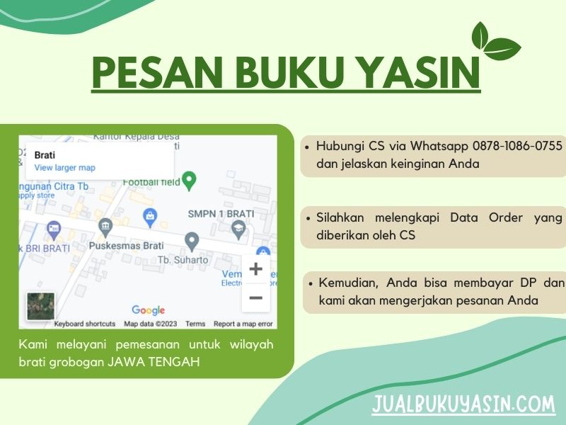 Percetakan Buku Yasin Brati Grobogan, Tempat Cetak Buku Yasin Brati Grobogan, Tempat Bikin Buku Yasin di Brati Grobogan