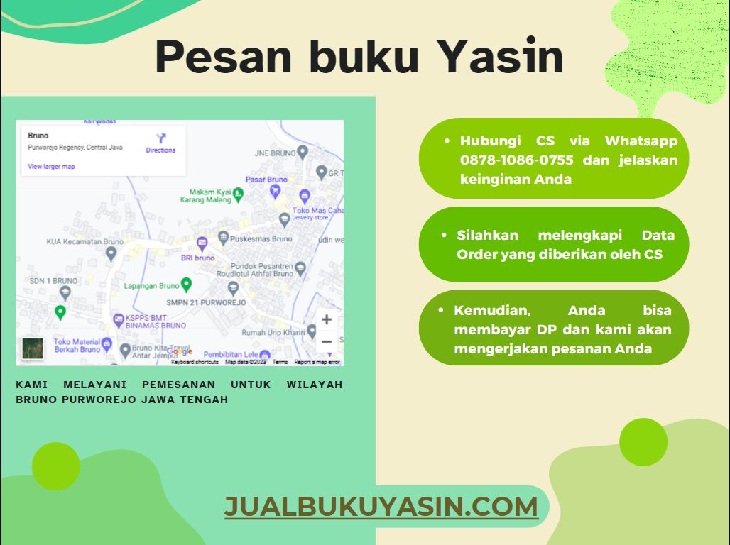 Percetakan Buku Yasin Bruno Purworejo, Tempat Cetak Buku Yasin Bruno Purworejo, Tempat Bikin Buku Yasin di Bruno Purworejo