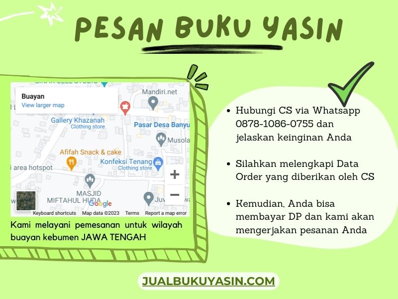 Percetakan Buku Yasin Buayan Kebumen, Tempat Cetak Buku Yasin Buayan Kebumen, Tempat Bikin Buku Yasin di Buayan Kebumen