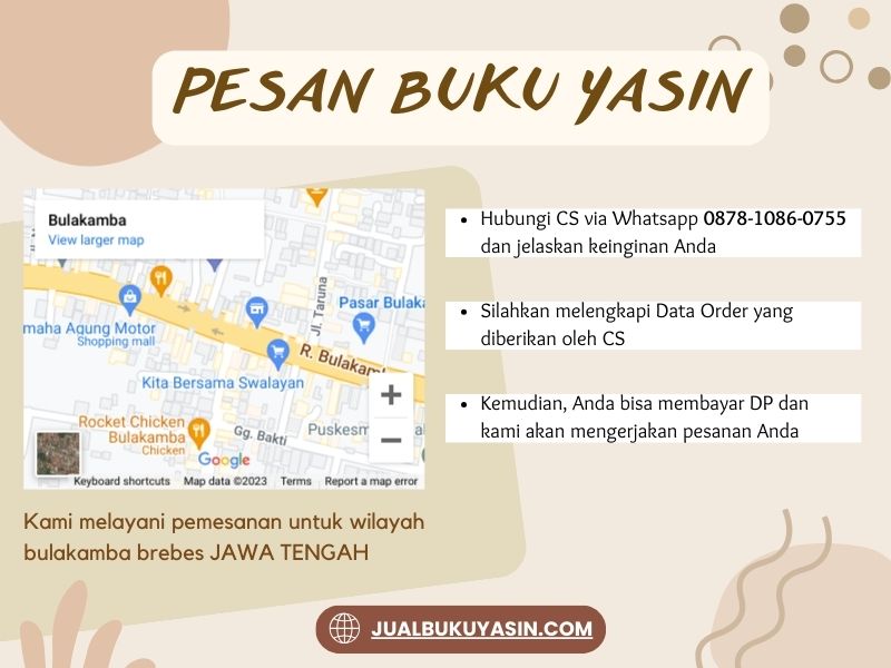 Percetakan Buku Yasin Bulakamba Brebes, Tempat Cetak Buku Yasin Bulakamba Brebes, Tempat Bikin Buku Yasin di Bulakamba Brebes