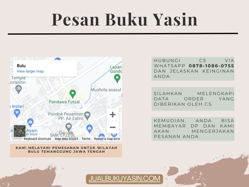 Percetakan Buku Yasin Bulu Temanggung, Tempat Cetak Buku Yasin Bulu Temanggung, Tempat Bikin Buku Yasin di Bulu Temanggung