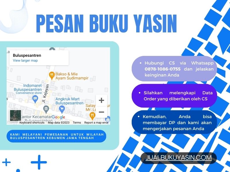 Percetakan Buku Yasin Buluspesantren Kebumen, Tempat Cetak Buku Yasin Buluspesantren Kebumen, Tempat Bikin Buku Yasin di Buluspesantren Kebumen