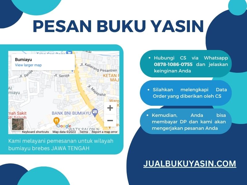 Percetakan Buku Yasin Bumiayu Brebes, Tempat Cetak Buku Yasin Bumiayu Brebes, Tempat Bikin Buku Yasin di Bumiayu Brebes