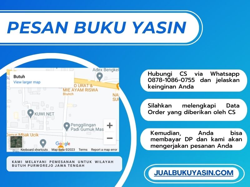 Percetakan Buku Yasin Butuh Purworejo, Tempat Cetak Buku Yasin Butuh Purworejo, Tempat Bikin Buku Yasin di Butuh Purworejo