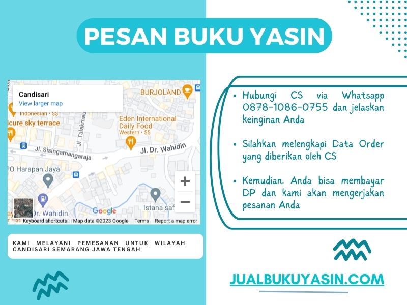 Percetakan Buku Yasin Candisari Semarang, Tempat Cetak Buku Yasin Candisari Semarang, Tempat Bikin Buku Yasin di Candisari Semarang