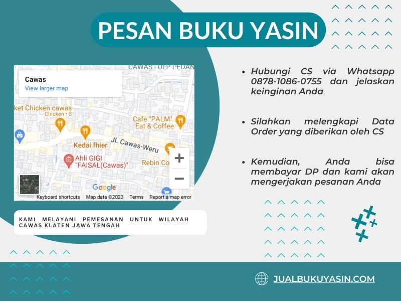Percetakan Buku Yasin Cawas Klaten, Tempat Cetak Buku Yasin Cawas Klaten, Tempat Bikin Buku Yasin di Cawas Klaten