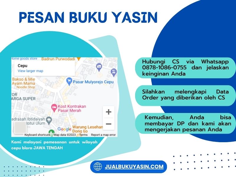 Percetakan Buku Yasin Cepu Blora, Tempat Cetak Buku Yasin Cepu Blora, Tempat Bikin Buku Yasin di Cepu Blora