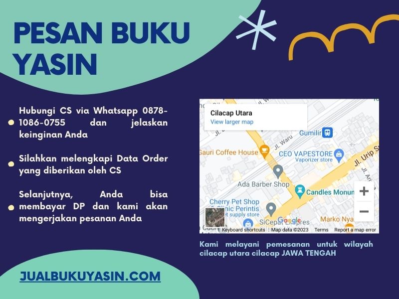 Percetakan Buku Yasin Cilacap Utara Cilacap, Tempat Cetak Buku Yasin Cilacap Utara Cilacap, Tempat Bikin Buku Yasin di Cilacap Utara Cilacap