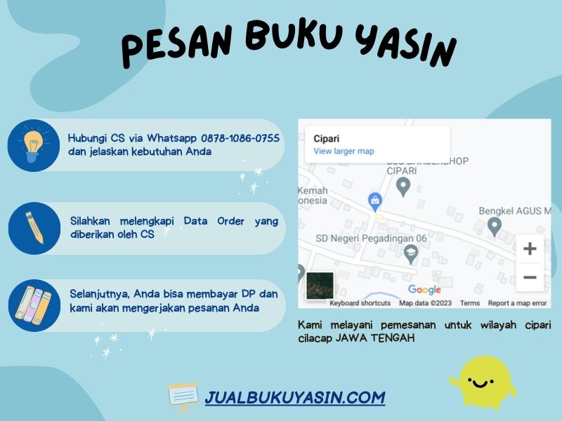 Percetakan Buku Yasin Cipari Cilacap, Tempat Cetak Buku Yasin Cipari Cilacap, Tempat Bikin Buku Yasin di Cipari Cilacap