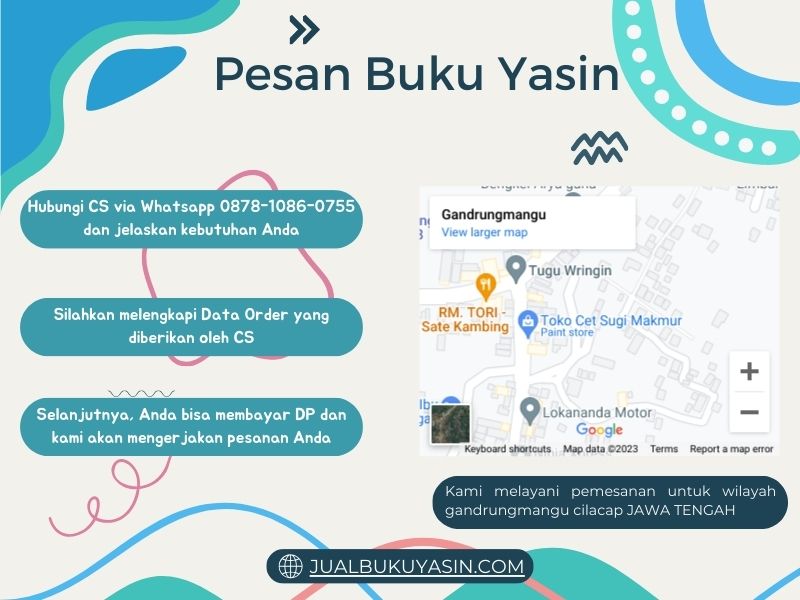 Percetakan Buku Yasin Gandrungmangu Cilacap, Tempat Cetak Buku Yasin Gandrungmangu Cilacap, Tempat Bikin Buku Yasin di Gandrungmangu Cilacap