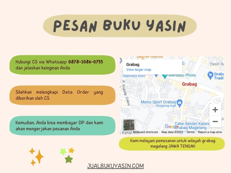 Percetakan Buku Yasin Grabag Magelang, Tempat Cetak Buku Yasin Grabag Magelang, Tempat Bikin Buku Yasin di Grabag Magelang