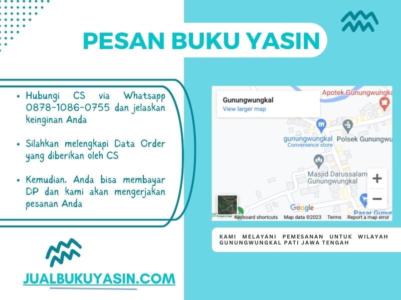 Percetakan Buku Yasin Gunungwungkal Pati, Tempat Cetak Buku Yasin Gunungwungkal Pati, Tempat Bikin Buku Yasin di Gunungwungkal Pati
