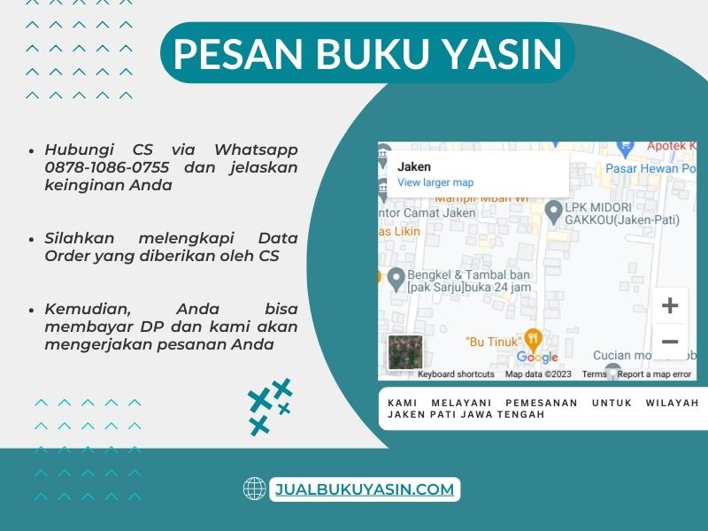 Percetakan Buku Yasin Jaken Pati, Tempat Cetak Buku Yasin Jaken Pati, Tempat Bikin Buku Yasin di Jaken Pati