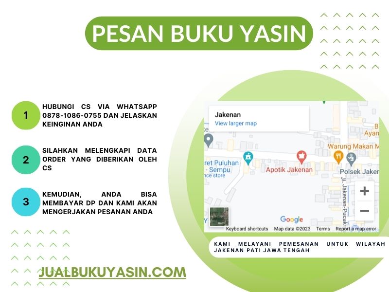 Percetakan Buku Yasin Jakenan Pati, Tempat Cetak Buku Yasin Jakenan Pati, Tempat Bikin Buku Yasin di Jakenan Pati