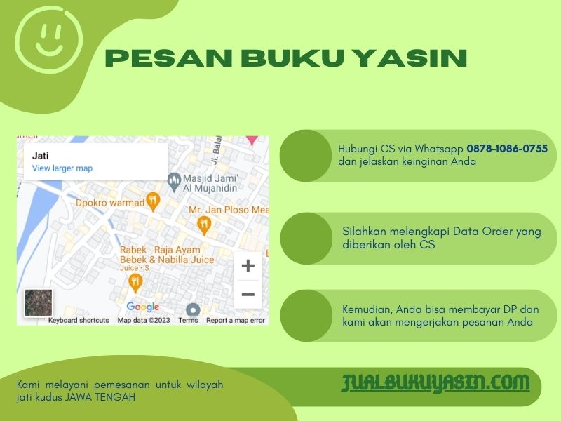 Percetakan Buku Yasin Jati Kudus, Tempat Cetak Buku Yasin Jati Kudus, Tempat Bikin Buku Yasin di Jati Kudus