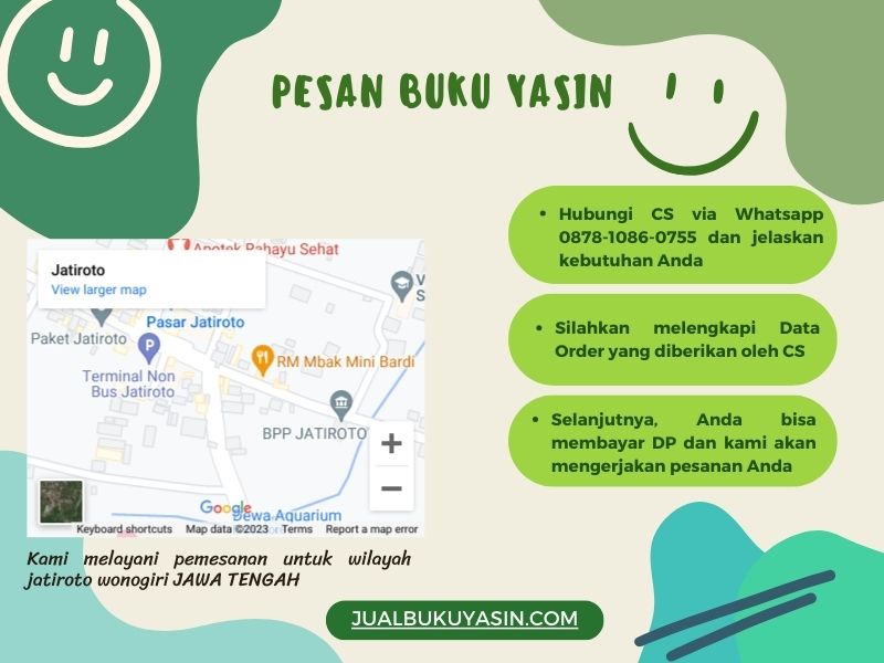 Percetakan Buku Yasin Jatiroto Wonogiri, Tempat Cetak Buku Yasin Jatiroto Wonogiri, Tempat Bikin Buku Yasin di Jatiroto Wonogiri