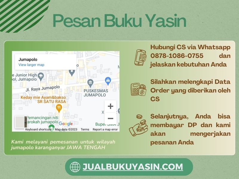 Percetakan Buku Yasin Jumapolo Karanganyar, Tempat Cetak Buku Yasin Jumapolo Karanganyar, Tempat Bikin Buku Yasin di Jumapolo Karanganyar