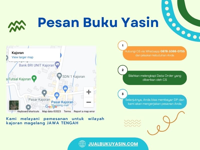 Percetakan Buku Yasin Kajoran Magelang, Tempat Cetak Buku Yasin Kajoran Magelang, Tempat Bikin Buku Yasin di Kajoran Magelang