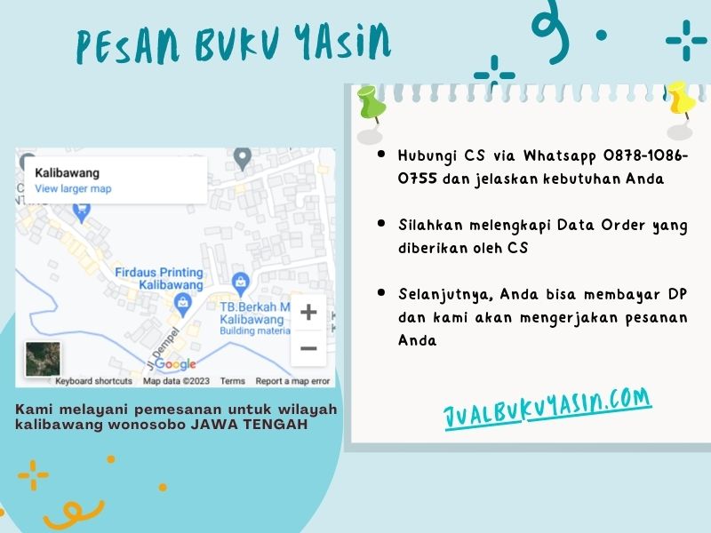 Percetakan Buku Yasin Kalibawang Wonosobo, Tempat Cetak Buku Yasin Kalibawang Wonosobo, Tempat Bikin Buku Yasin di Kalibawang Wonosobo