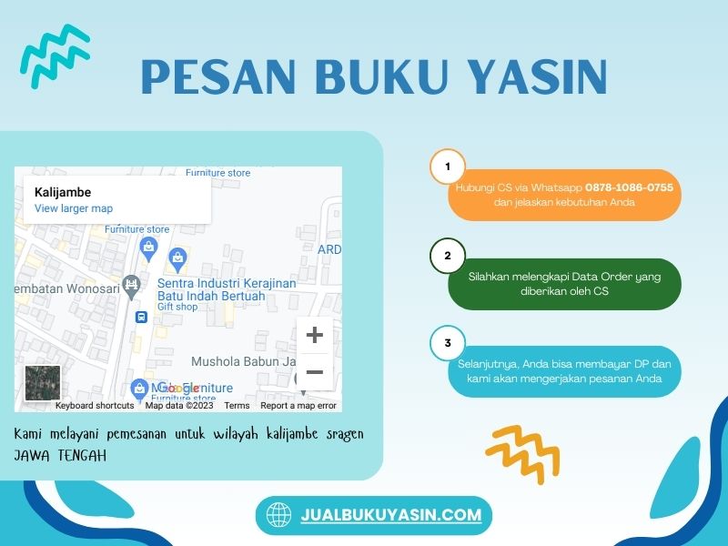 Percetakan Buku Yasin Kalijambe Sragen, Tempat Cetak Buku Yasin Kalijambe Sragen, Tempat Bikin Buku Yasin di Kalijambe Sragen