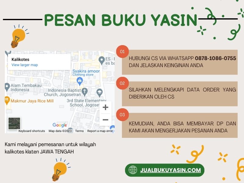 Percetakan Buku Yasin Kalikotes Klaten, Tempat Cetak Buku Yasin Kalikotes Klaten, Tempat Bikin Buku Yasin di Kalikotes Klaten