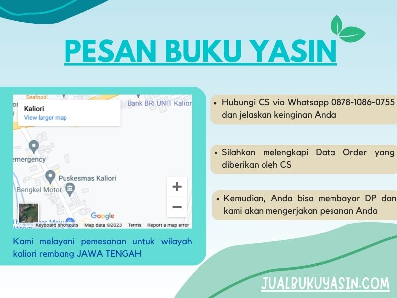 Percetakan Buku Yasin Kaliori Rembang, Tempat Cetak Buku Yasin Kaliori Rembang, Tempat Bikin Buku Yasin di Kaliori Rembang