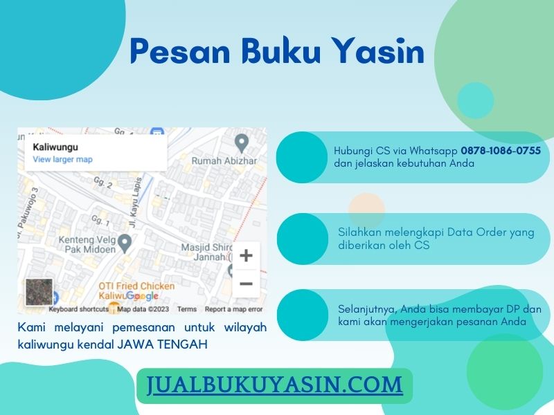 Percetakan Buku Yasin Kaliwungu Kendal, Tempat Cetak Buku Yasin Kaliwungu Kendal, Tempat Bikin Buku Yasin di Kaliwungu Kendal