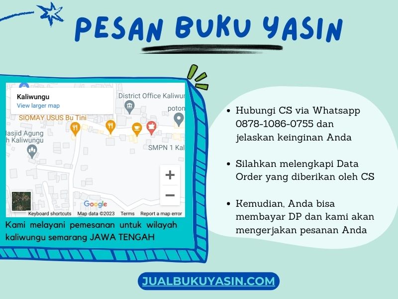 Percetakan Buku Yasin Kaliwungu Semarang, Tempat Cetak Buku Yasin Kaliwungu Semarang, Tempat Bikin Buku Yasin di Kaliwungu Semarang