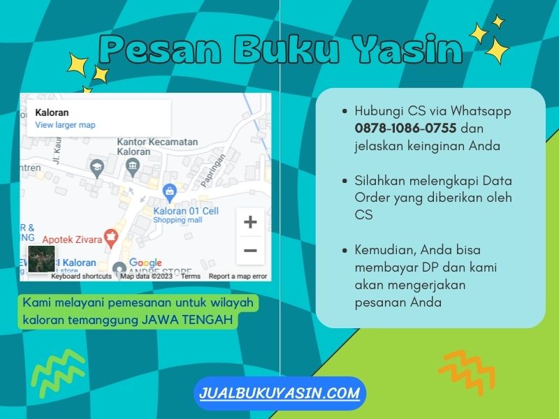 Percetakan Buku Yasin Kaloran Temanggung, Tempat Cetak Buku Yasin Kaloran Temanggung, Tempat Bikin Buku Yasin di Kaloran Temanggung