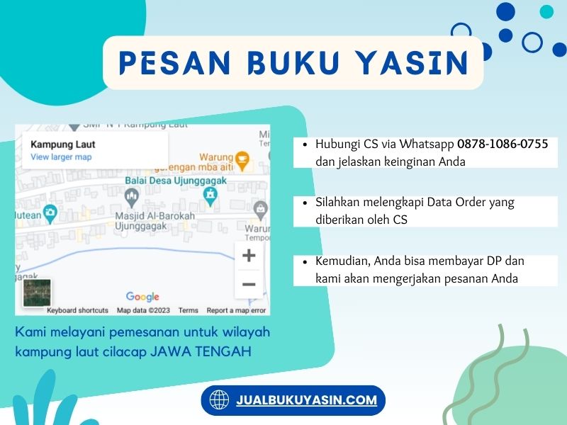 Percetakan Buku Yasin Kampung Laut Cilacap, Tempat Cetak Buku Yasin Kampung Laut Cilacap, Tempat Bikin Buku Yasin di Kampung Laut Cilacap