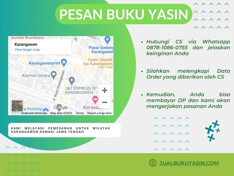 Percetakan Buku Yasin Karangawen Demak, Tempat Cetak Buku Yasin Karangawen Demak, Tempat Bikin Buku Yasin di Karangawen Demak
