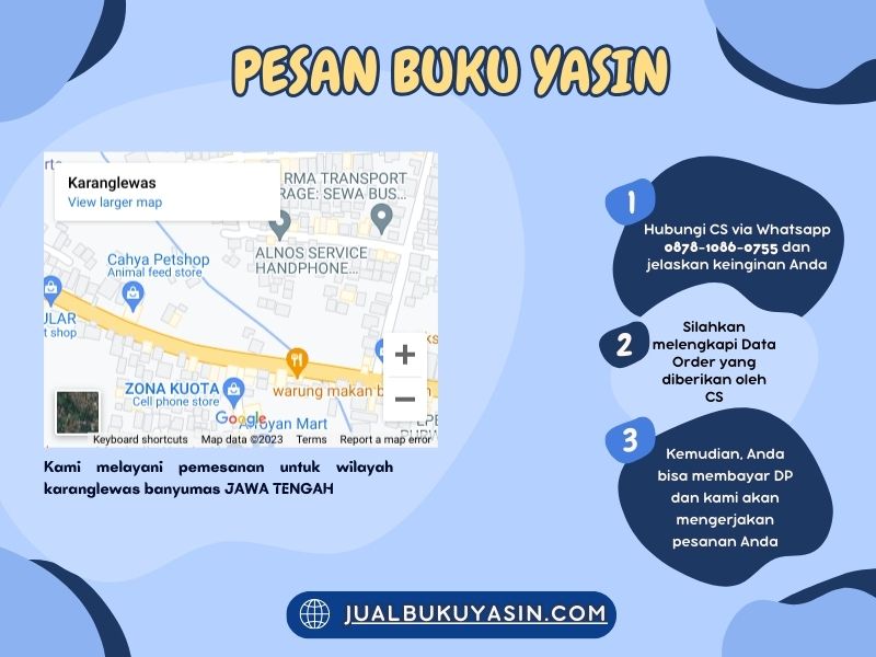 Percetakan Buku Yasin Karanglewas Banyumas, Tempat Cetak Buku Yasin Karanglewas Banyumas, Tempat Bikin Buku Yasin di Karanglewas Banyumas