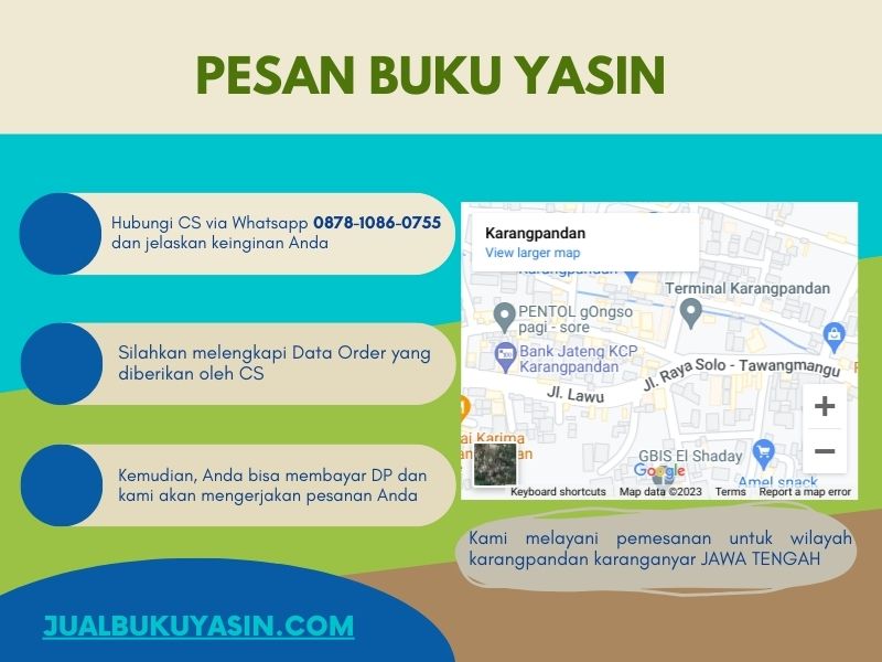 Percetakan Buku Yasin Karangpandan Karanganyar, Tempat Cetak Buku Yasin Karangpandan Karanganyar, Tempat Bikin Buku Yasin di Karangpandan Karanganyar